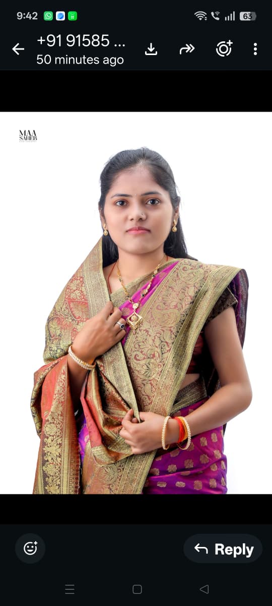 27 year old Marathi bride from Dharashiv 96 Kuli Dandnaik
