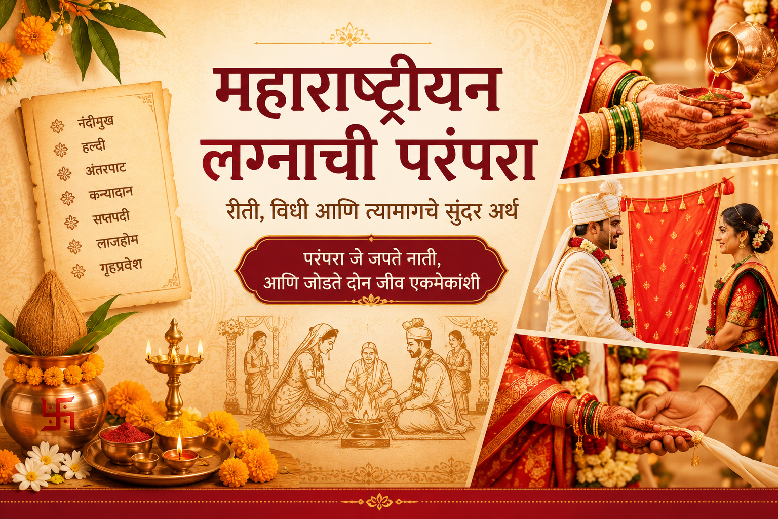 मराठी लग्नातील पारंपरिक विधी आणि रीतिरिवाज – संपूर्ण मार्गदर्शक